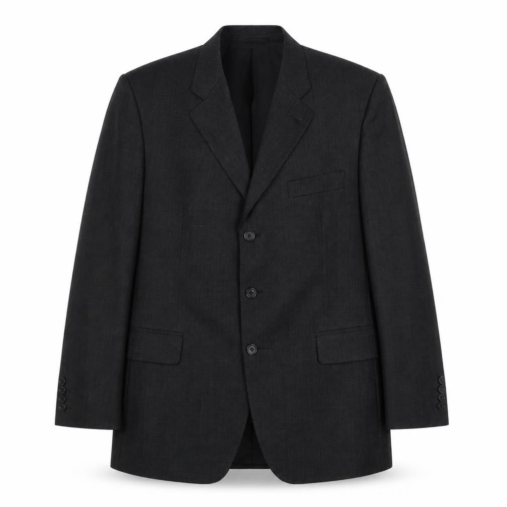 Mens UK Size 42 Aquascutum Regular Black Suit Jacket
