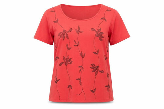 Womens UK Size M Windsmoor Red Basic T-Shirt