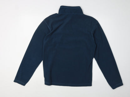 Mens UK Size S Regatta Blue 1/4 Zip Sweatshirt