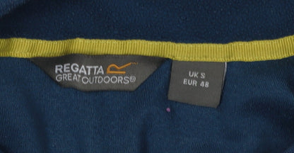Mens UK Size S Regatta Blue 1/4 Zip Sweatshirt
