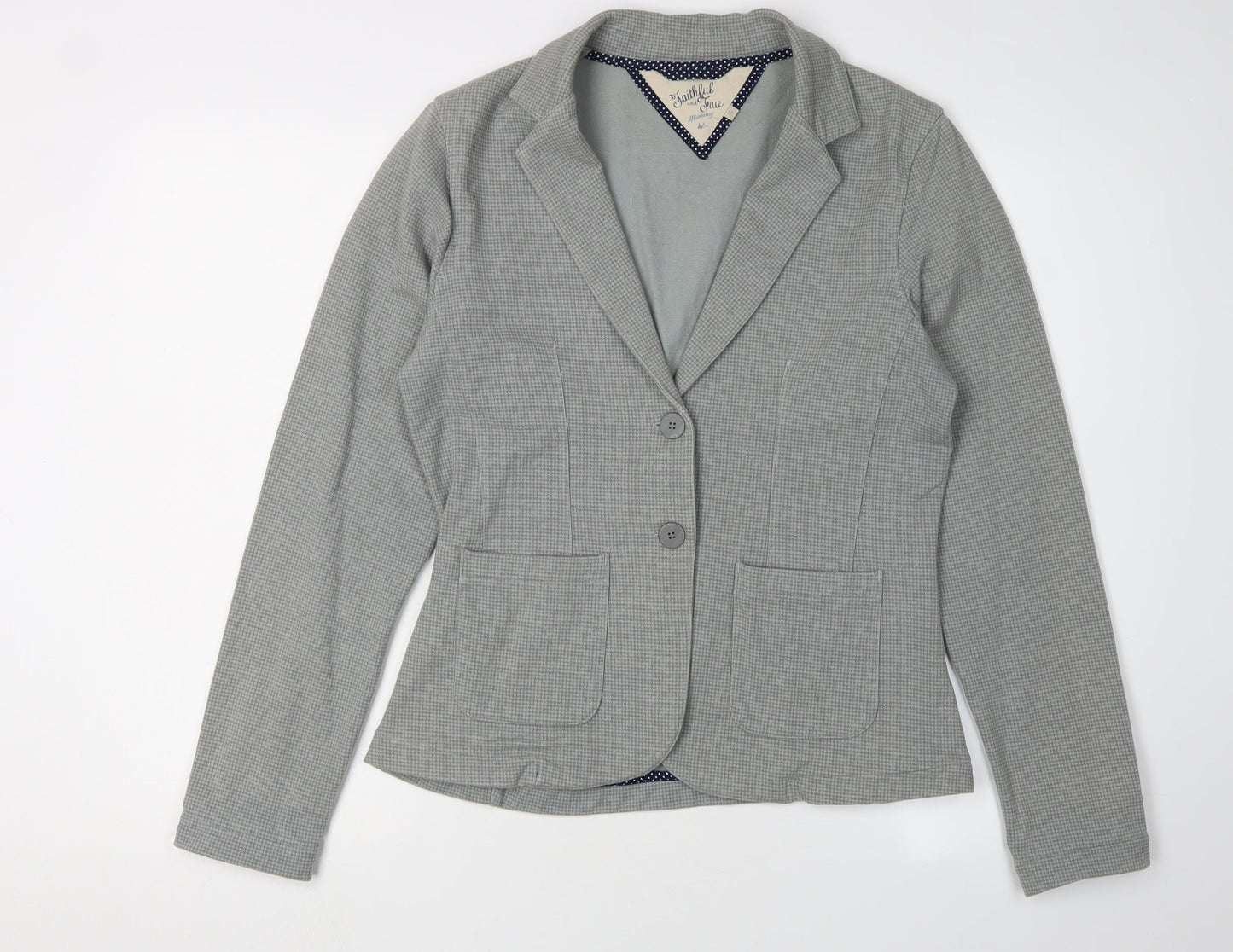 Faithful and True Grey Women's Blazer, Size 12