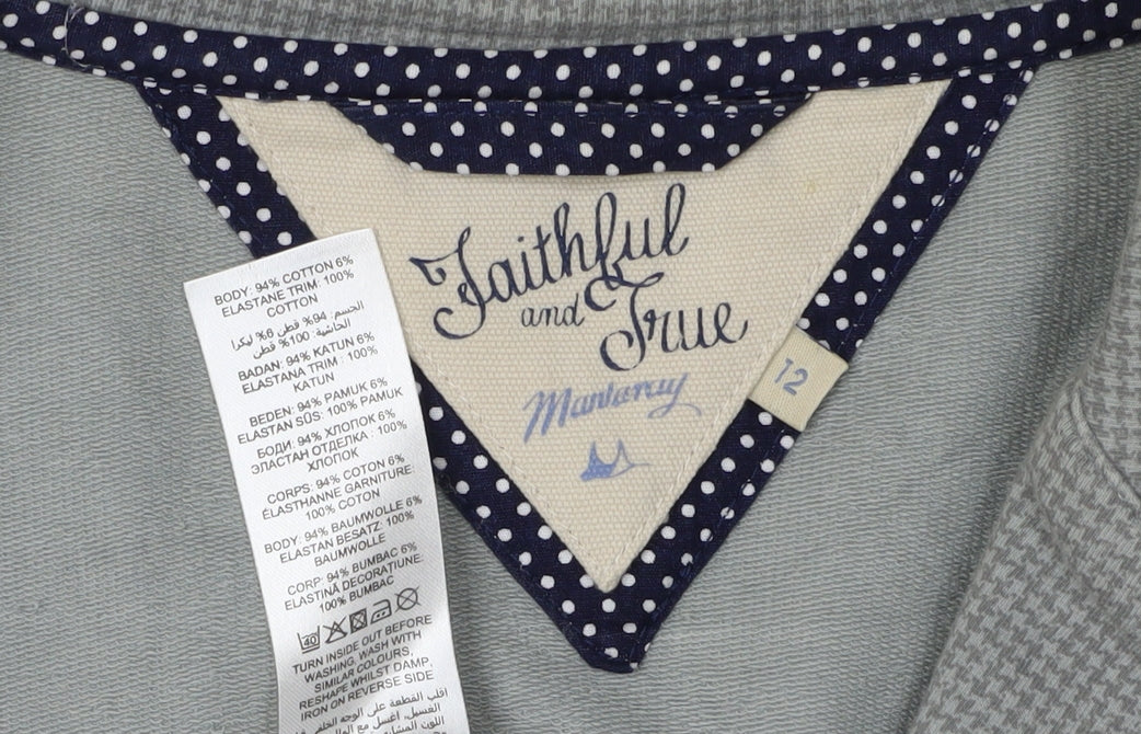 Faithful and True Grey Women's Blazer, Size 12