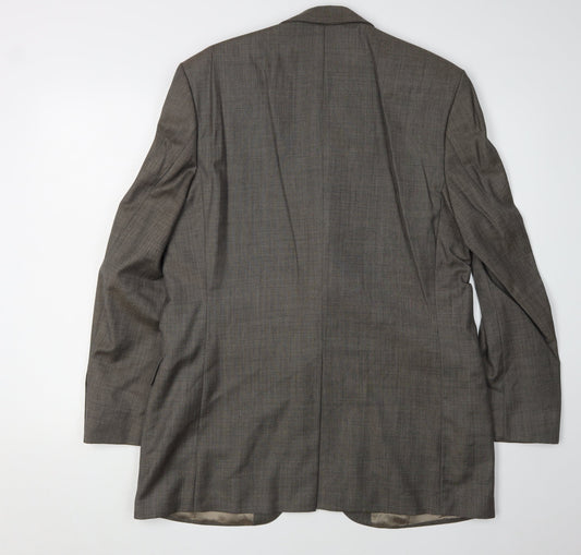 Mens UK Size 40 Jeff Banks Regular Grey Suit Jacket