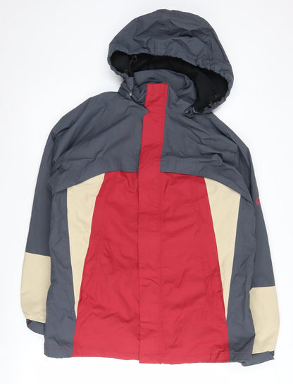 Mens UK Size M Cotton Traders Red 3-in-1 Jacket