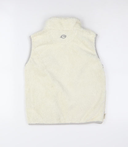 Sprayway Girls Ivory Fleece Gilet, Size 6-7, Casual Waistcoat