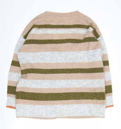 Fat Face Women's Multicoloured Striped Cardigan 14