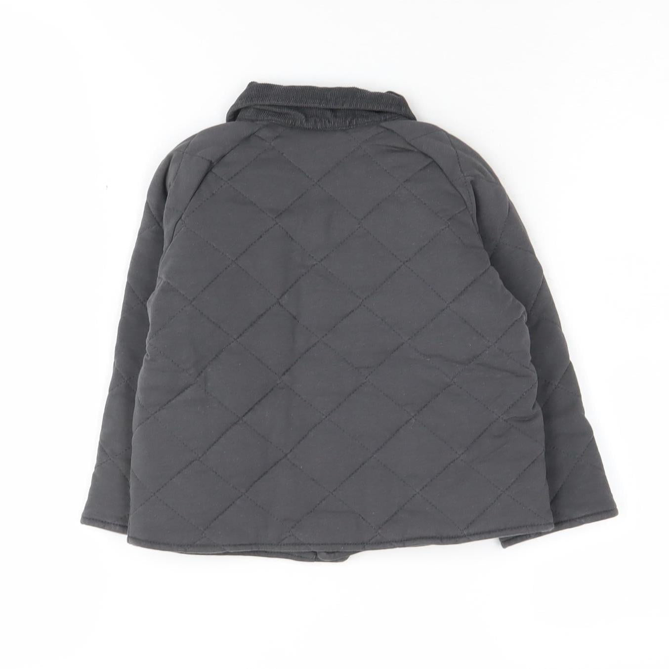 Next Boys Grey Quilted Jacket 2 Years