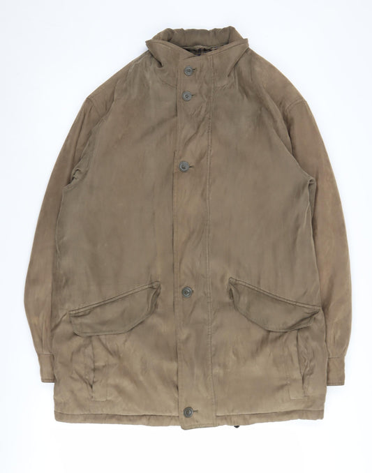 B.S.M. Men's Brown Jacket 38 in Regular Fit