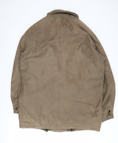 B.S.M. Men's Brown Jacket 38 in Regular Fit