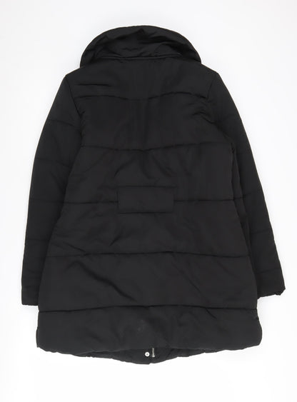 Womens UK Size 14 New Look Black Puffer Jacket