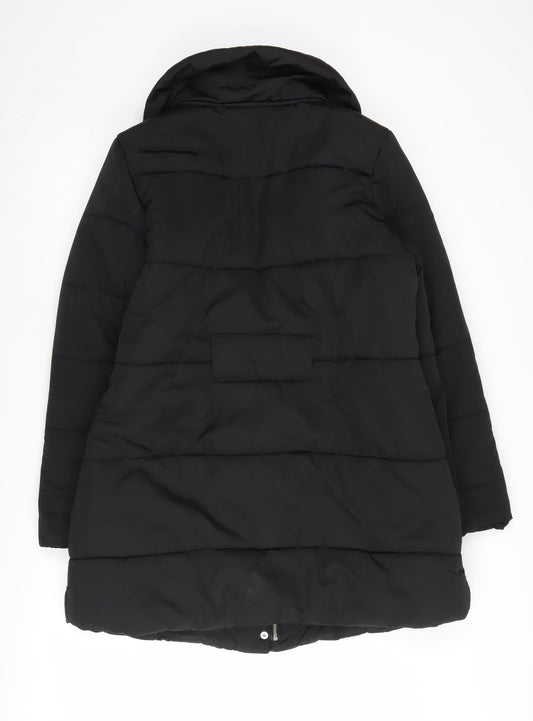 Womens UK Size 14 New Look Black Puffer Jacket