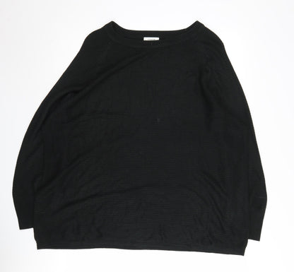 Womens UK Size L Jacqueline de Yong Black Pullover Jumper