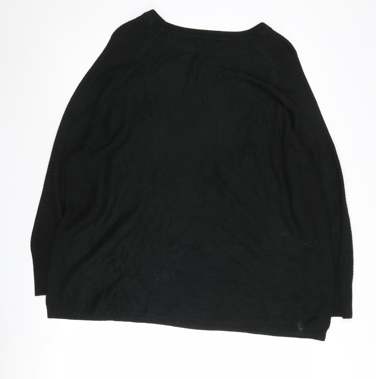 Womens UK Size L Jacqueline de Yong Black Pullover Jumper