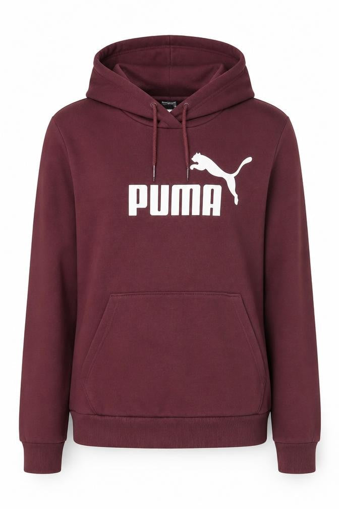 Womens UK Size 10 PUMA Red Pullover Hoodie