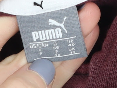Puma Women's Red Hoodie Size 10 Pullover Logo