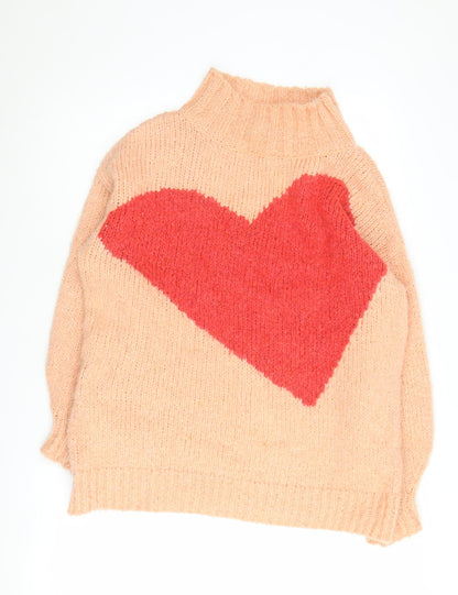 Womens UK Size S Monsoon Pink Pullover Jumper