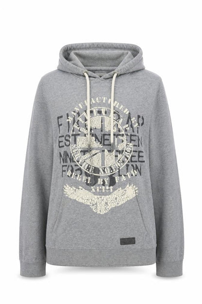 Firetrap Grey Unisex Adults Medium Hoodie Pullover