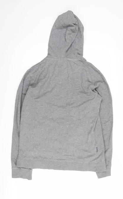 Firetrap Grey Unisex Adults Medium Hoodie Pullover
