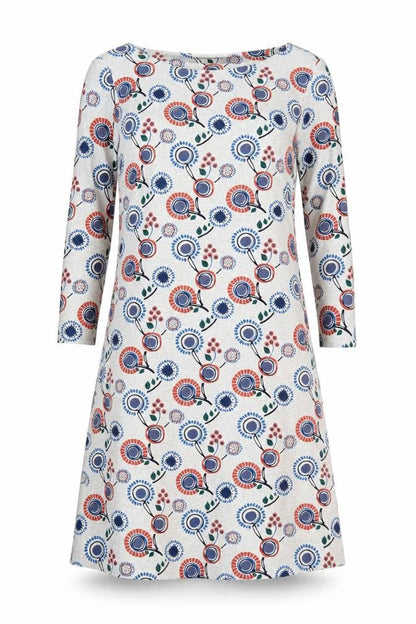Lily & Me Women's Floral Shift Dress Multicoloured UK 10