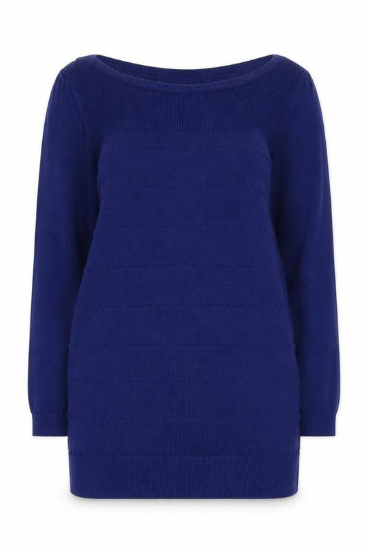Womens UK Size S LOFT Blue Pullover Jumper