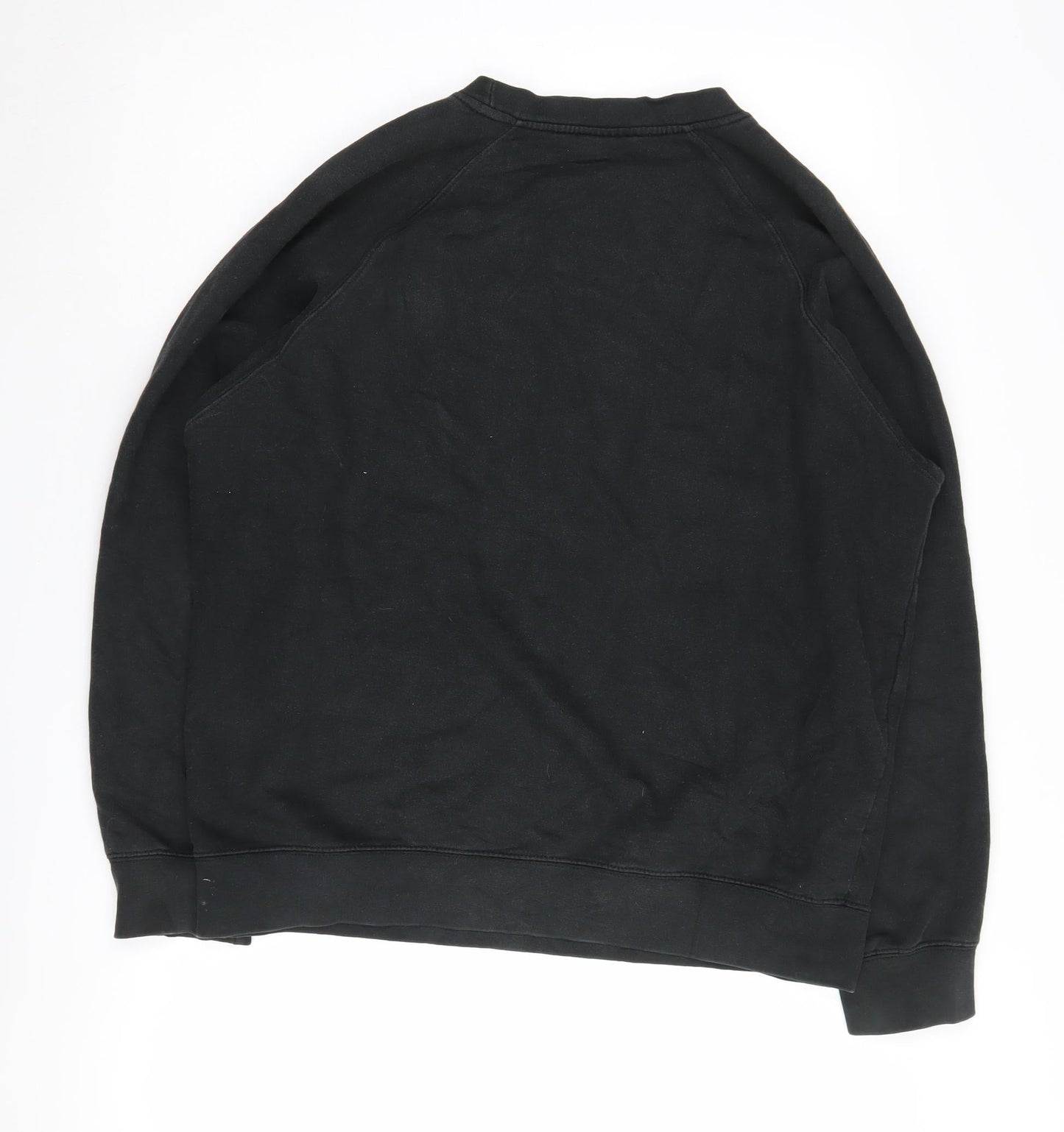 Colourful Rebel Unisex Black Logo Sweatshirt L