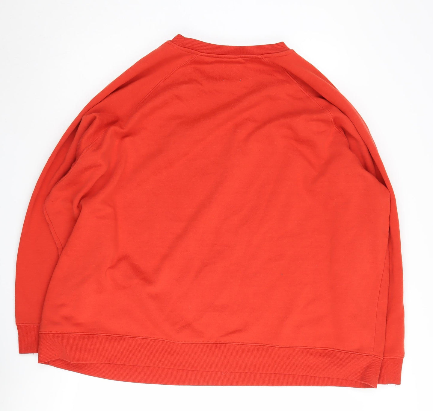 Unisex Adults UK Size 2XL Disney Red Pullover Sweatshirt