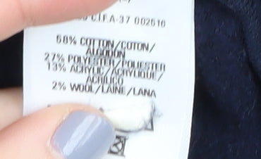 Marks and Spencer Men's Multicoloured Argyle Pullover, L