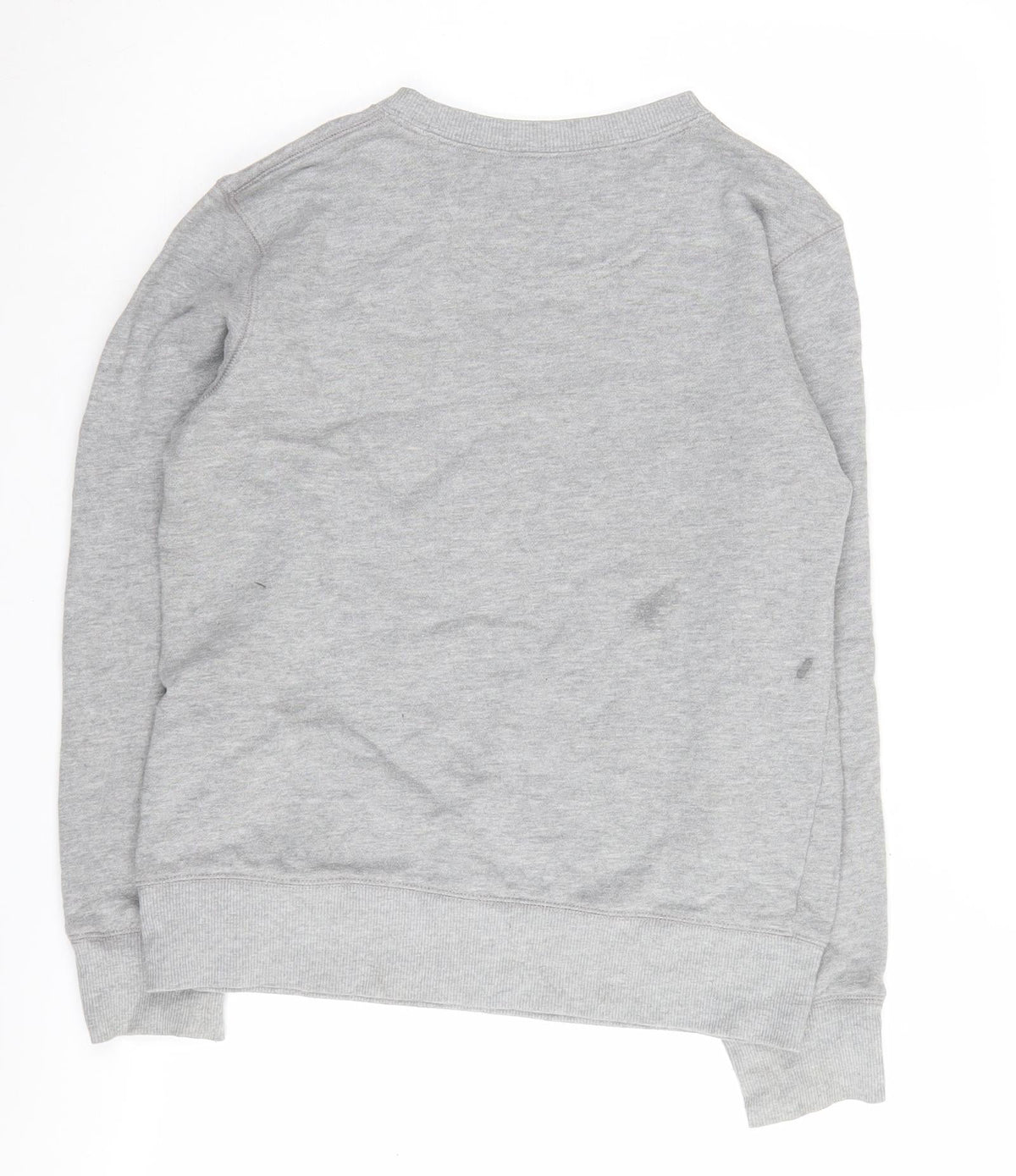 Back view of Converse boys’ grey sweatshirt 12-13 years graphic print pullover