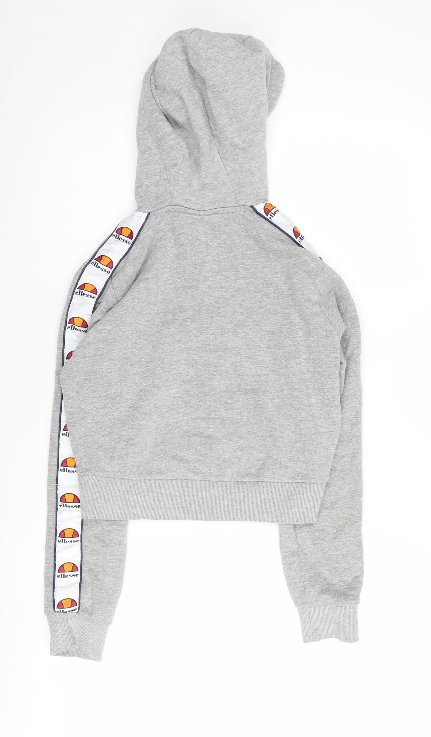 Ellesse Women's Grey Hoodie, Size 6, with Logo Accents