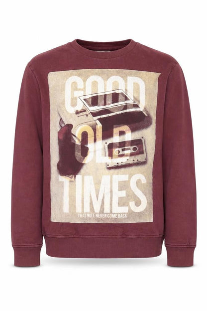 Mens UK Size L JACK & JONES Red Pullover Sweatshirt