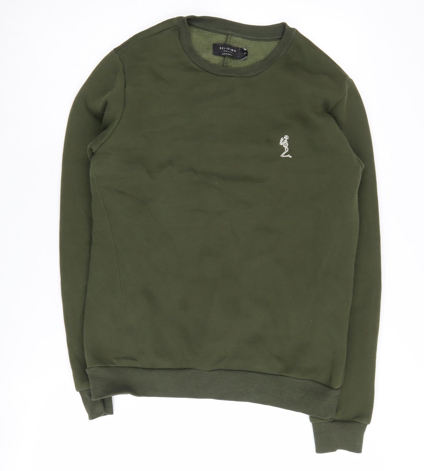 Religion London Men's Green Pullover Sweatshirt Size S