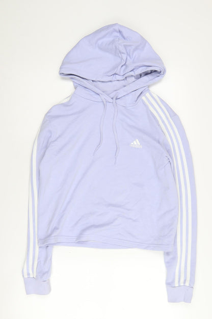 Adidas Women's Purple Hoodie, Size S - Sporty & Stylish