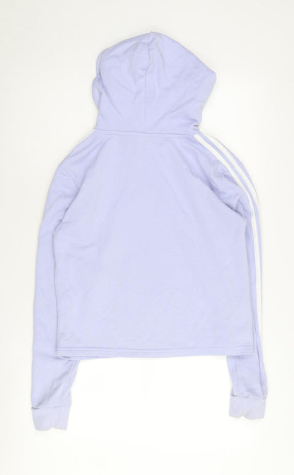 Adidas Women's Purple Hoodie, Size S - Sporty & Stylish