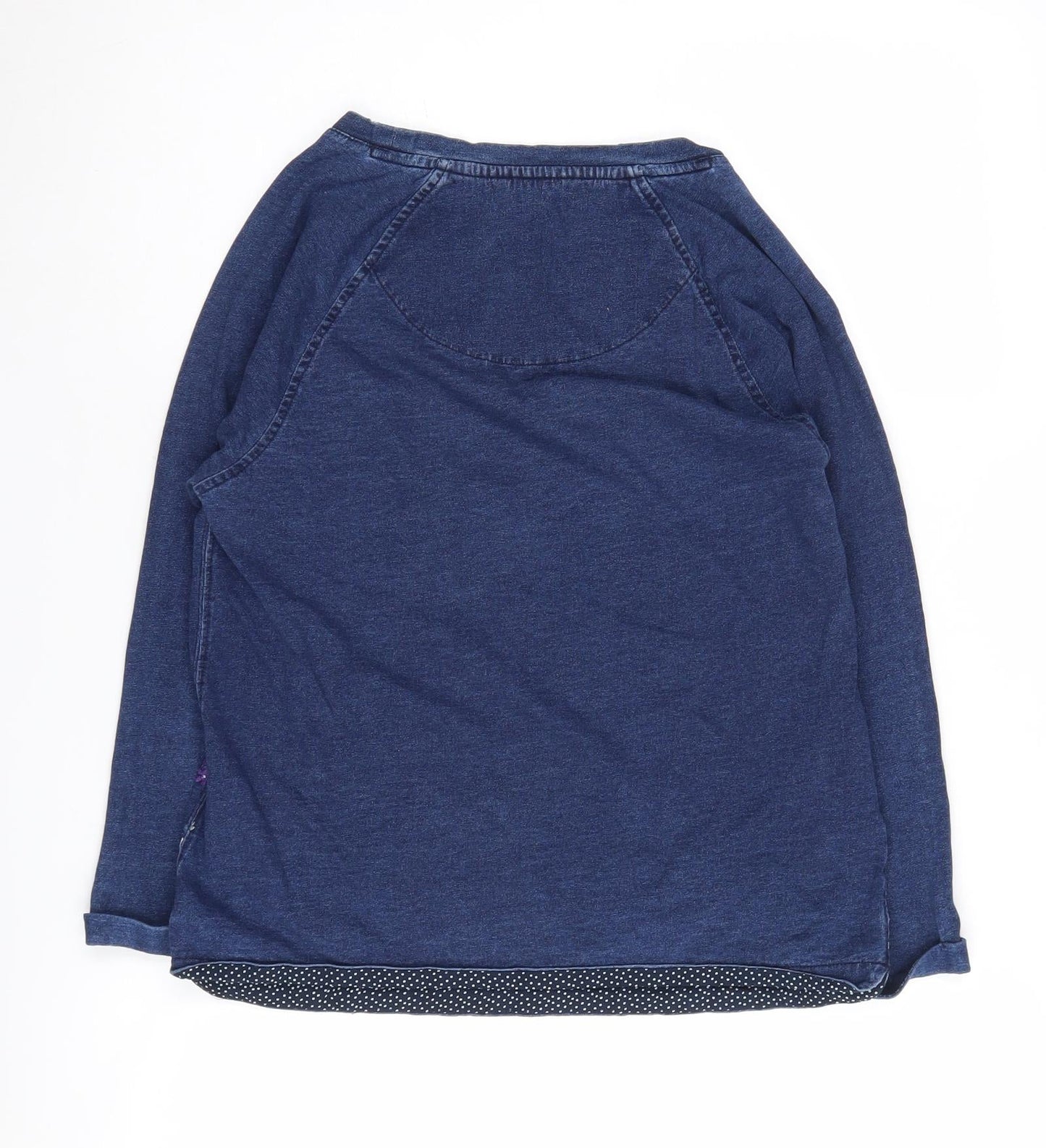 Womens UK Size 6 White Stuff Blue Basic T-Shirt