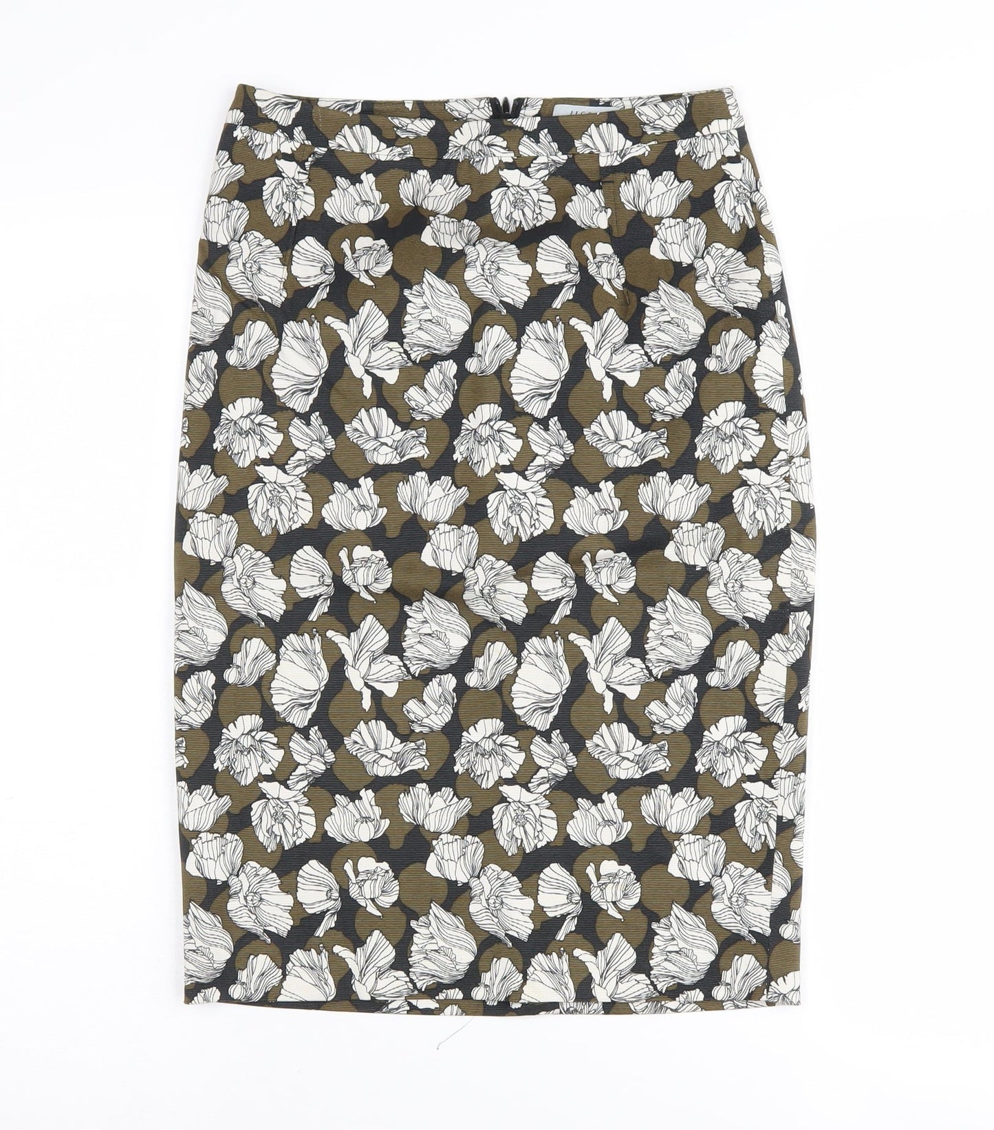 Womens UK Size 6 Jigsaw Straight & Pencil Jersey Skirt