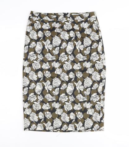 Womens UK Size 6 Jigsaw Straight & Pencil Jersey Skirt