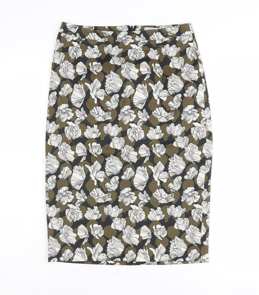 Womens UK Size 6 Jigsaw Straight & Pencil Jersey Skirt