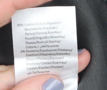 Animal Women's Grey Pinafore Dress Size 6 Casual Canvas Straps