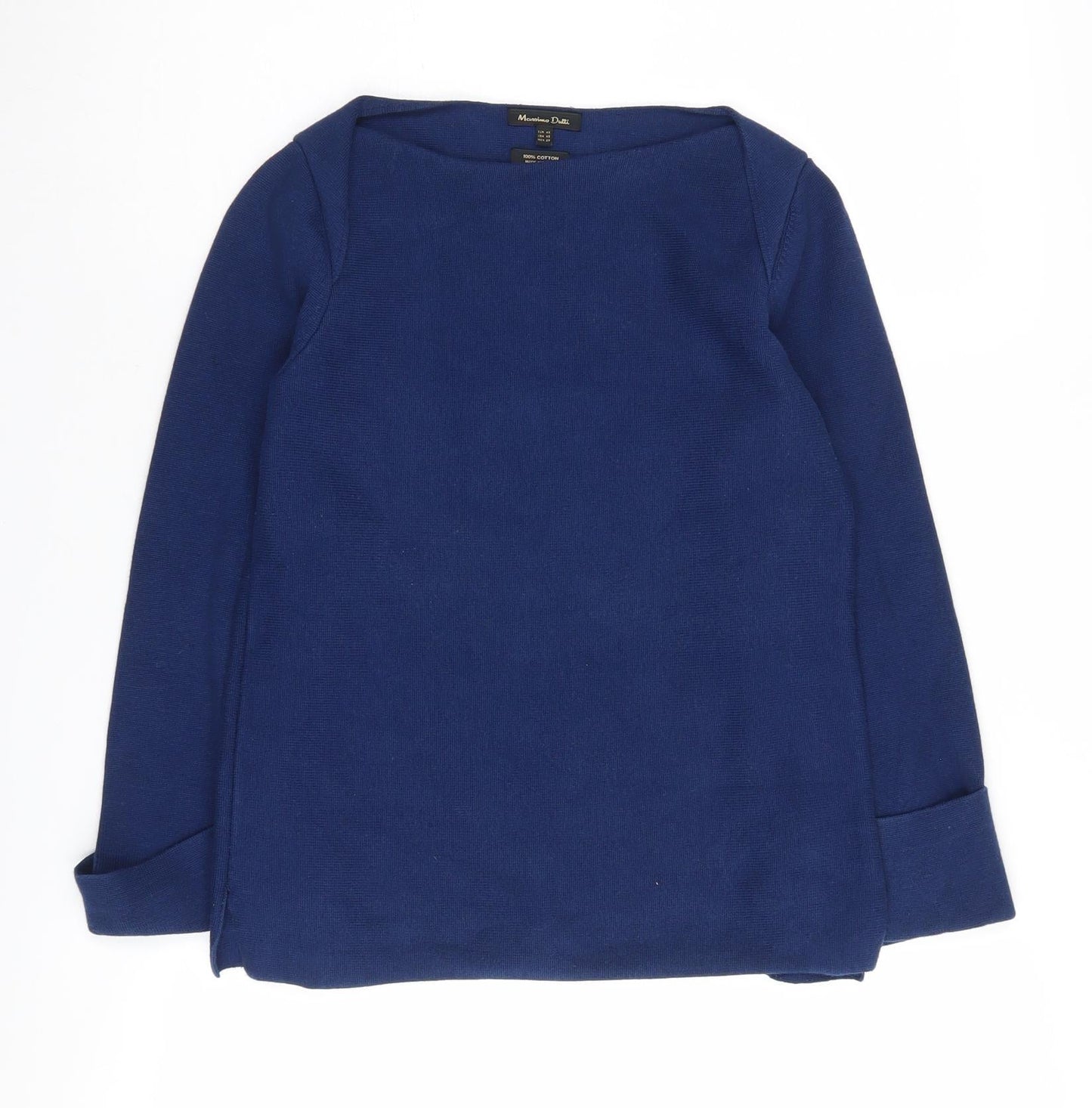 Womens UK Size 2XS Massimo Dutti Blue  Jumper