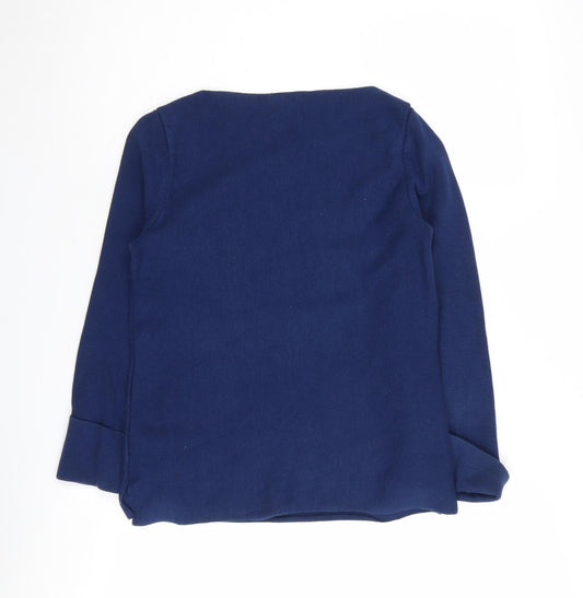 Womens UK Size 2XS Massimo Dutti Blue  Jumper