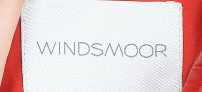 Womens UK Size L Windsmoor Red Basic Jacket