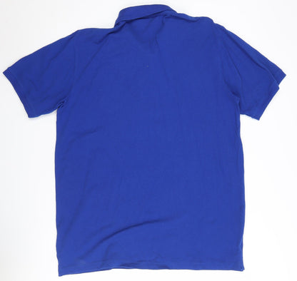 Kangaroo Poo Men's Blue XL Polo Shirt
