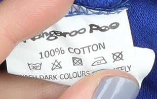 Kangaroo Poo Men's Blue XL Polo Shirt