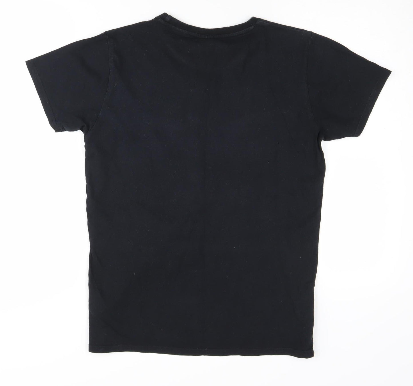 Marvel Boys Black Superhero Graphic T-Shirt 13-14Y Regular Fit