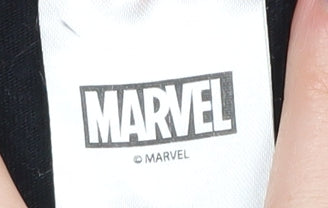Marvel Boys Black Superhero Graphic T-Shirt 13-14Y Regular Fit