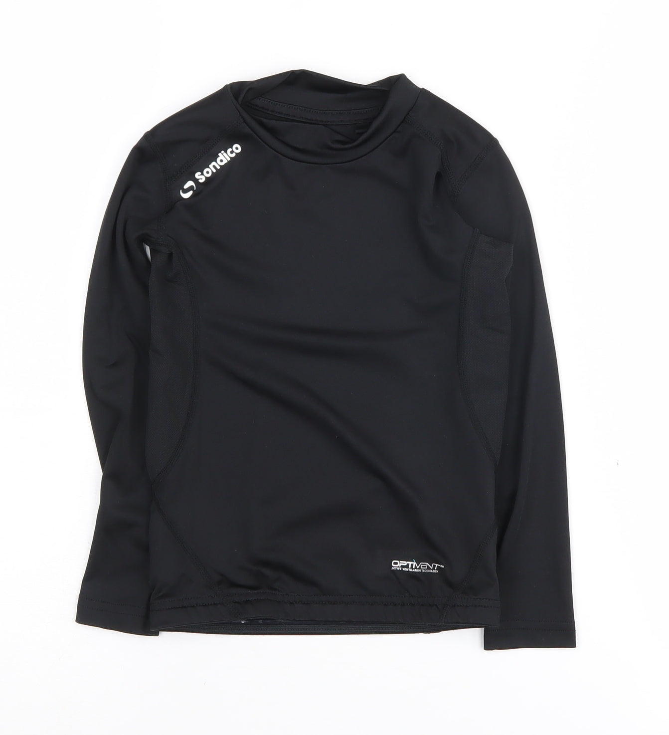 Sondico Girls Black Long Sleeve Sports Jersey 5-6 Years