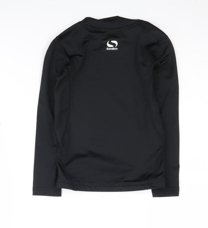 Sondico Girls Black Long Sleeve Sports Jersey 5-6 Years