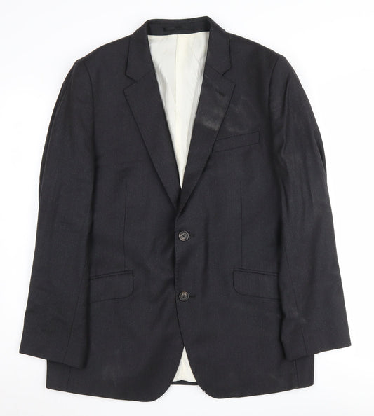 Mens UK Size 40 T.M.Lewin Regular Grey Suit Jacket