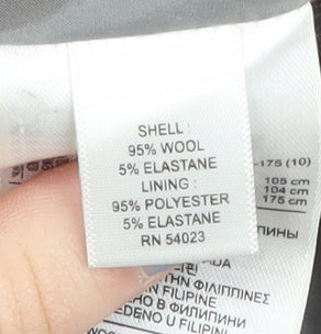 Banana Republic Women's Grey Sheath Dress Size 10 Petites