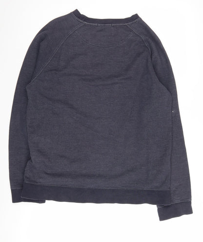 Mens UK Size L DKNY Black Pullover Sweatshirt